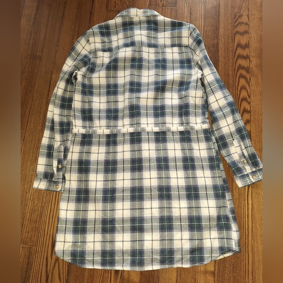 Abercrombie & Fitch Plaid Flannel Button Down Dress - Picture 2 of 4